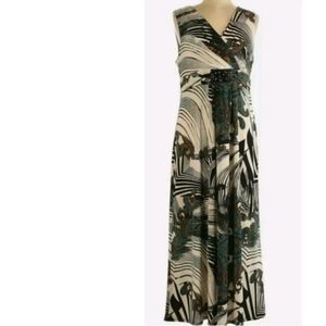 Final $8 Midnight Velvet "Bead Accent Maxi Dress" Sz. 6